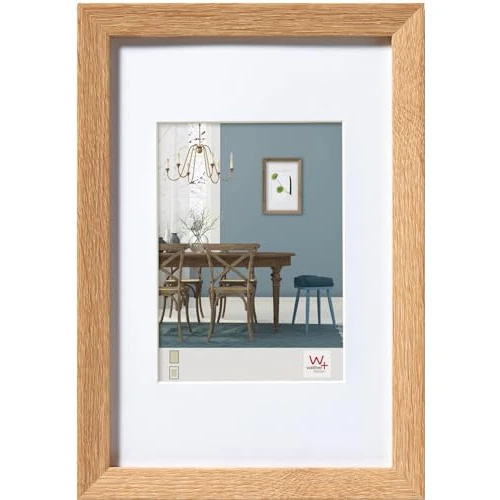 Offerta a tempo: walther design Rovere Chiaro 20 x 30 cm con passe-partout, Cornice in Legno Fiorito EF030E - 35% da 20.95 € a 13.71 €