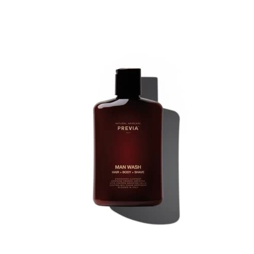 Offerta a tempo: Previa Man Wash hair+body+shave 250ml - shampoo doccia uomo - 70% da 34.67 € a 10.31 €