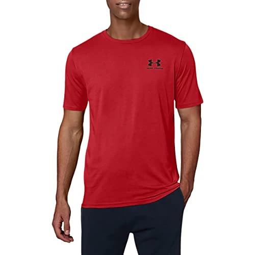Limited-time offer: Under Armour Men Sportstyle Left Chest, Super Soft Men's T Shirt for Training and Fitness, Fast-Drying Men's T Shirt with Graphic from 25.00 GBP to 14.05 GBP (save 44%)