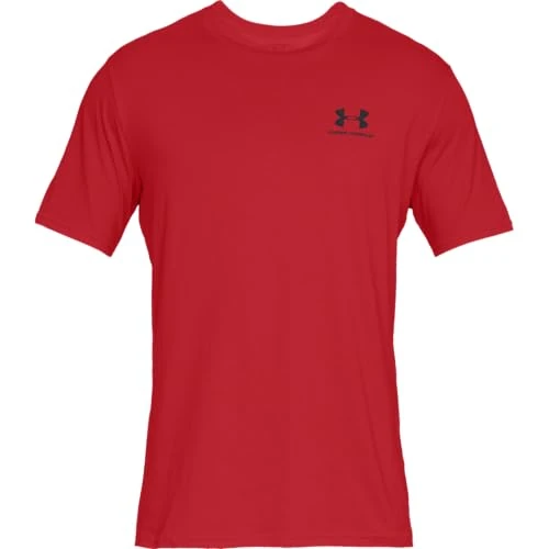 Under Armour Herren Sportstyle Left Chest, komfortables T-Shirt für Männer mit Logo auf der linken Brust, Sportshirt mit loser Passform