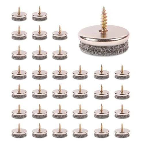 Offerta a tempo: Piedini per sedie, protezioni per pavimenti, protezioni per pavimenti assortite per gambe di sedie per piedini di mobili per una maggiore durata. Cuscinetti protettivi ideali per superfici dure (28mm) - 0.00% da 16.99 € a 16.99 €
