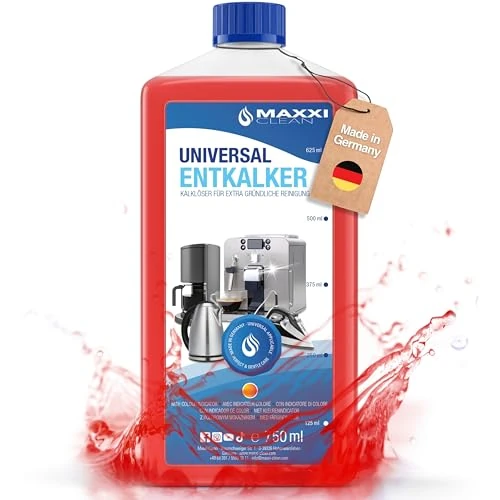 Offerta a tempo: MAXXI CLEAN | Decalcificante Macchina Caffè (750 ml), altri Elettrodomestici e anche per Bagno & Cucina | Adatto a tutte le Marche e Modelli | Dissolvitore di Calcare - 0.00% da 13.13 € a 13.13 €
