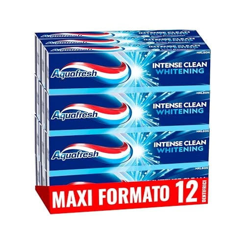 Offerta a tempo: Aquafresh - Dentifricio Sbiancante - 12 Pezzi — 30% da 19,09 € a 13,41 €