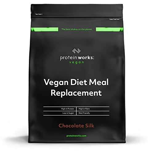 Frullato Sostitutivo Dei Pasti Dietetico Vegano di THE PROTEIN WORKS | 100% A Base Vegetale | Vitamine E Minerali Essenziali | Economico, Salutare E Rapido | Cioccolato Morbido | 1kg