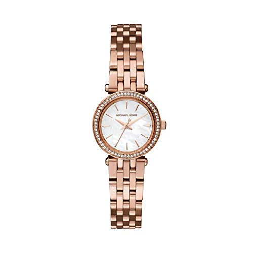 Oferta ograniczona: Michael Kors damski zegarek Darci, kwarcowy mechanizm z trzema wskazówkami w kolorze różowego złota, pasek ze stali szlachetnej z 1149.00 EUR na 1149.00 EUR (znizka 0%)