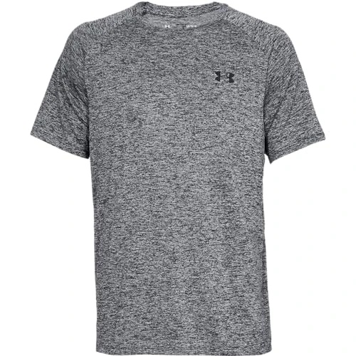 Under Armour UA Tech 2.0 SS Tee, T-Shirt Uomo, Gray (002)/Black, L