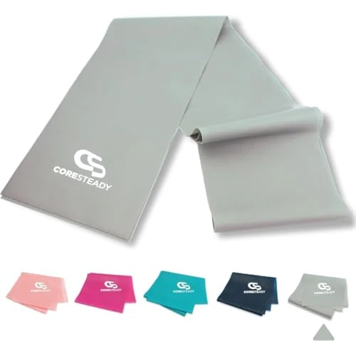 Offerta a tempo: Coresteady fasce elastiche per terapia - fasce per pilates, yoga, allenamento per la forza di alta qualità - fisioterapia & riabilitazione, uomini e donne, guida agli inclusa, #5 GREY/STRONGEST, 2M - 0.00% da 9.99 € a 9.99 €