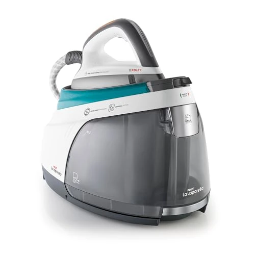 Offerta a tempo: Polti La Vaporella XT100C, Ferro da Stiro a Vapore con Caldaia | Pressione 7,5 Bar, Potenza 2350 W, Autonomia Illimitata, Serbatoio 1,4 L, 6 Programmi, Vapore Intermittente 500 g - 7% da 279.00 € a 259.99 €