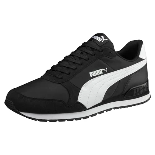 Offerta a tempo: PUMA Unisex ST Runner v2 NL Sneakers, Puma Black-Puma White, 38.5 EU - 49% da 59.95 € a 30.63 €