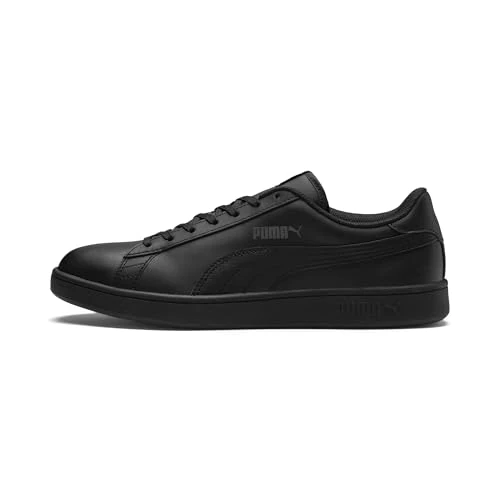 PUMA Smash V2 L, Zapatillas de Deporte Unisex adulto, Puma Black-Puma Black, 39 EU