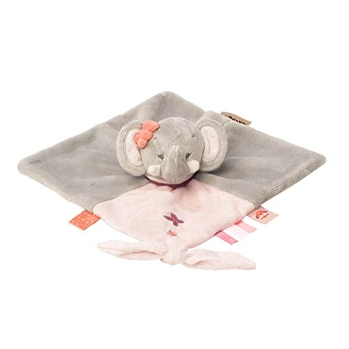 Offre limitée : Nattou Doudou Plat Éléphant Adèle, Adèle et Valentine, 27 x 27 x 5 cm, Gris/Rose de 18.88 EUR à 9.06 EUR (remise 52%)
