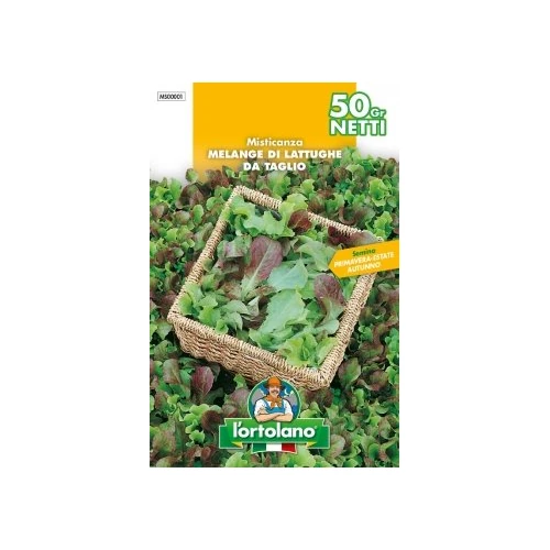 Offerta a tempo: SEMENTI DI ORTAGGI DI QUALITA' IN BUSTE TERMOSALDATE DA 50 GRAMMI (MISTICANZA MELANGE DI LATTUGHE DA TAGLIO) - 38% da 7.90 € a 4.90 €