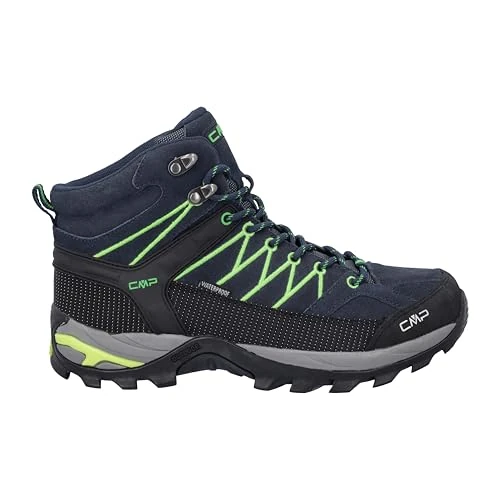 Offerta a tempo: CMP Rigel Mid Trekking Shoes Wp, Scarpe da trekking Uomo, B.Blue-Gecko, 44 EU - 35% da 99.95 € a 64.99 €