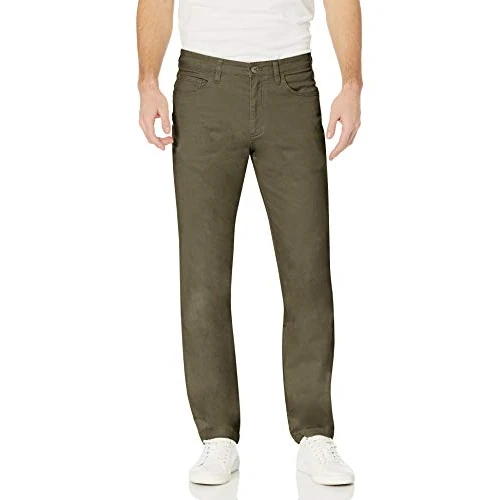 Oferta limitada: Amazon Essentials Pantalón Chino Elástico Cómodo con 5 Bolsillos y Ajuste Entallado (Previamente Goodthreads) Hombre, Verde Oliva, 34W / 34L de 26.70 € a 26.70 € (ahorro 0.00%)