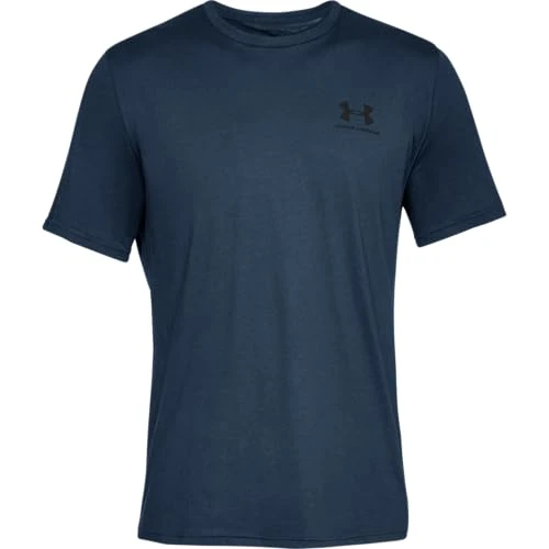 Offerta a tempo: Under Armour Uomo Maglietta Sportstyle sul Petto Sinistro, Academy/Lack — 39% da 28,00 € a 17,15 €