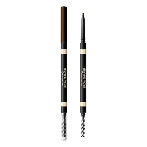 Offerta a tempo: Max Factor - Matita Sopracciglia Brow Shaper con Punta automatica e Pettinino - 030 Deep Brown - 1 g - 46% da 12.50 € a 6.70 €