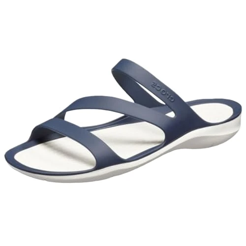 Crocs Swiftwater Sandal W, Sandali Donna, Navy White, 34/35 EU