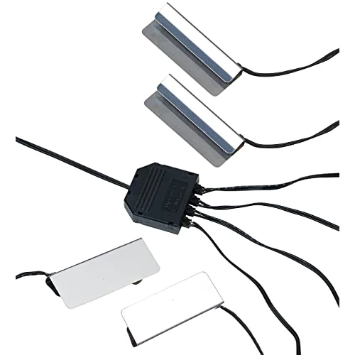 Oferta limitada: Lunartec Luces para Uso Debajo del Armario - Iluminación de Vidrio: Iluminación LED de Vidrio en el Suelo, 4 Clips, 12 Leds (escaparate Fondo Cristal, Indirecto) de 25.09 € a 25.09 € (ahorro 0.00%)