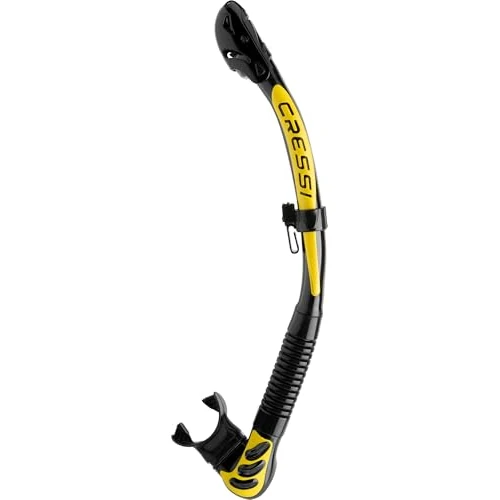 Limited-time offer: Cressi Alpha Ultra Dry Snorkel Dry - Black/Yellow, Uni from 34.99 GBP to 31.41 GBP (save 10%)