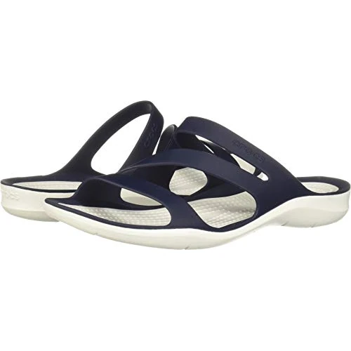 Offerta a tempo: Crocs Swiftwater Sandal W, Sandali Donna, Navy White, 39/40 EU - 0.00% da 31.99 € a 31.99 €