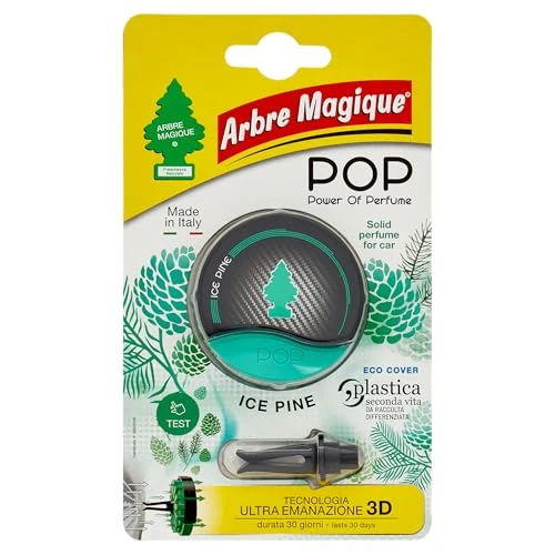 Arbre Magique Pop Auto-Lufterfrischer, Greenmint-Duft, verlängert bis zu 7 Wochen.