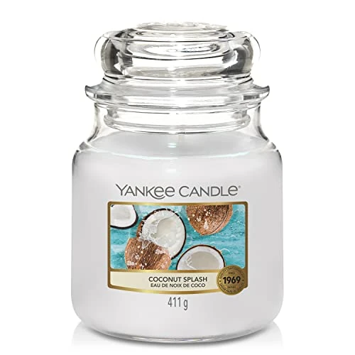 Oferta limitada: Yankee Candle tarro de Notas de coco, blanco, 10,7 x 10,7 x 12,7 cm de 29.90 EUR a 15.19 EUR (ahorro 49%)