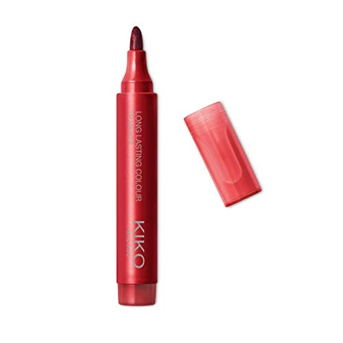 Offerta a tempo: KIKO Milano Long Lasting Colour Lip Marker 105 I No Transfer a Lunga Tenuta I Pennarello Labbra Effetto Tattoo Naturale I Tinta Labbra Leggera ad Asciugatura Rapida I True Red - 35% da 10.99 € a 7.19 €