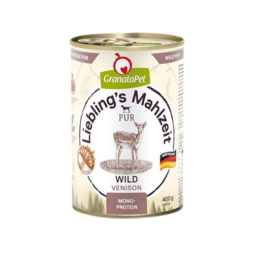 Offerta a tempo: GranataPet Liebling's Mahlzeit Pur Selvaggina, 6 x 400g - 0.00% da 17.84 € a 17.84 €