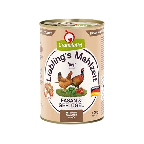 Oferta ograniczona: Granatapet Liebling'S Mahlzeit Karma dla Psa, Bażant/Drób, 6 x 400 g z 70.58 PLN na 70.58 PLN (zniżka 0%)