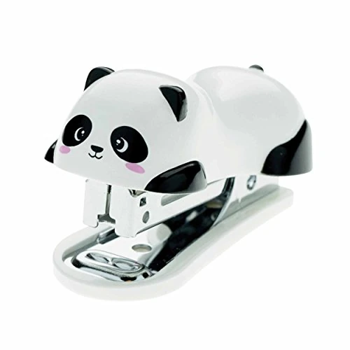 Offerta a tempo: Legami - Mini Cucitrice, Mini Friends Panda, 3x3,5 cm, Levapunti Incorportao sul Retro, 1000 Punti Inclusi, per Tenere in Ordine i Documenti, in Plastica e Metallo - 55% da 10.95 € a 4.95 €