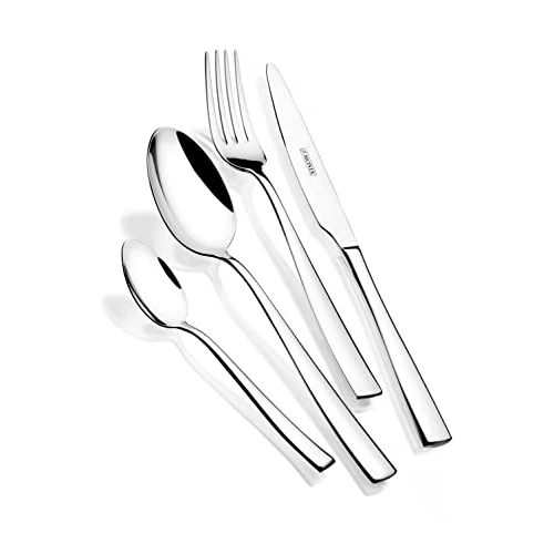 Oferta limitada: MONIX Siena | Set cubiertos 24 piezas, con cuchillo chuletero de 29.99 € a 26.99 € (ahorro 10%)