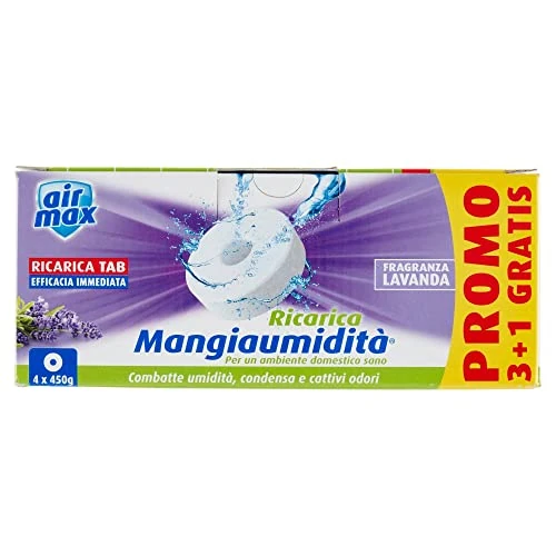 Limited offer: Air Max Refill Tab Lavender 4x450g from 16.94 EUR to 10.00 EUR (save 41%)
