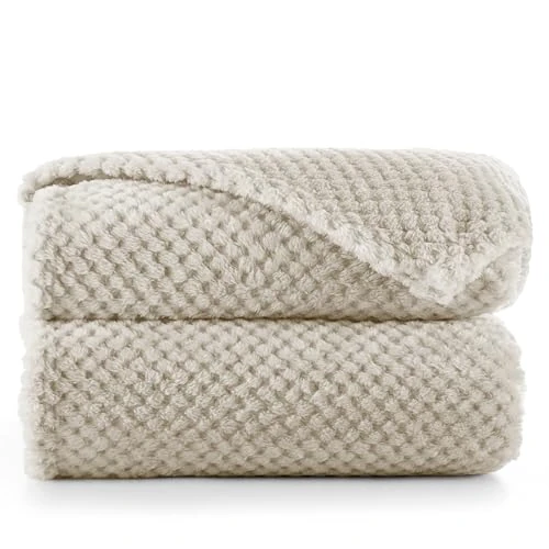 Offerta a tempo: RESTILO Coperta avvolgente 70 x 150 cm - Coperta in microfibra, coperta da interno, copriletto, in pile, morbida, soffice, avvolgente, stile scandinavo, Cappuccino, Henry - 0.00% da 14.12 € a 14.12 €