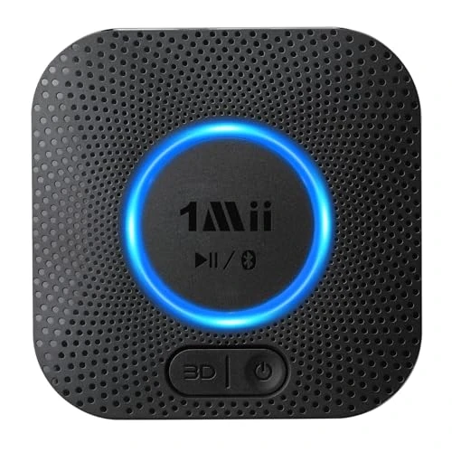 Tijdelijke aanbieding: 1Mii B06 Plus Bluetooth Audio Adapter, Bluetooth 5.3 Ontvanger met 3D Surround en aptX LL & aptX HD, Bluetooth Adapter voor Stereo luidsprekers (zonder USB-voedingsadapter) van 29.99 € naar 25.49 € (15% korting)