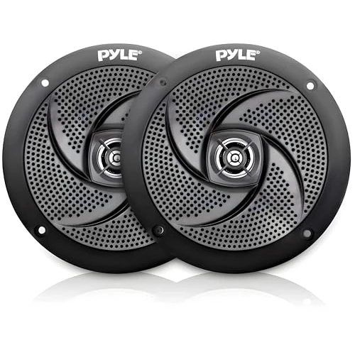 Oferta limitada: Pyle Altavoces Marinos de 6.5”, Estereo, Exterior, Resistentes al Agua e Intemperie, 240V, Un par de 25.99 € a 25.99 € (ahorro 0.00%)