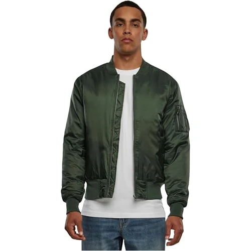 Offerta a tempo: Urban Classics Basic Bomber Jacket, Giacca Uomo, Olive, 5XL Plus - 51% da 69.90 € a 34.49 €