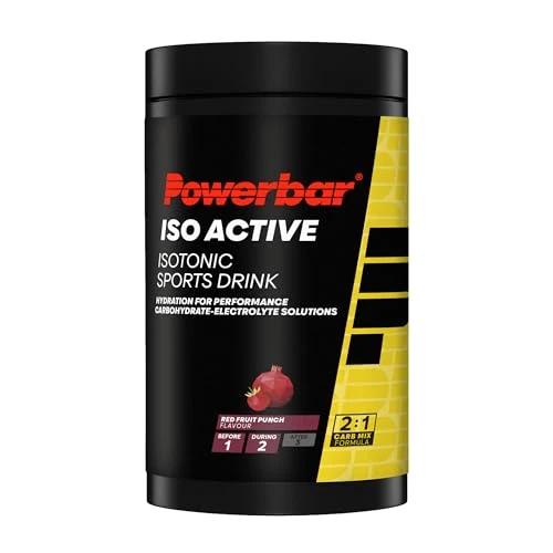 Limited-time offer: PowerBar Isoactive Red Fruit 600g - Isotonic Sports Drink - 5 Electrolytes + C2MAX from 11.87 GBP to 11.87 GBP (save 0%)