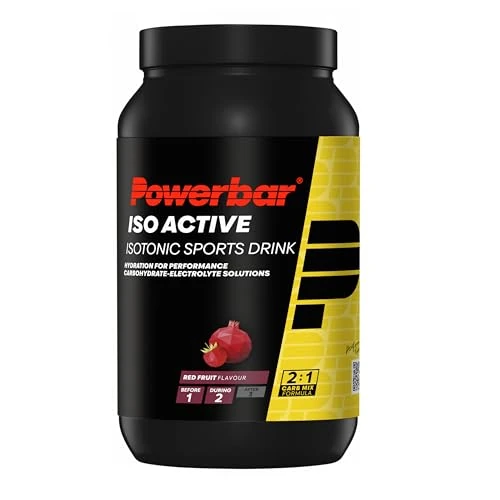 Tijdelijke aanbieding: PowerBar IsoActive - sportdrank - 1320 gram - Red Fruit Punch van 25.79 EUR naar 16.49 EUR (korting 36%)