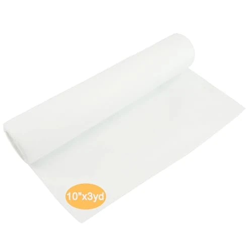 Zeitlich begrenztes Angebot: New brothread Wash Away (Wasserlösliche) Maschinen Stickvlies 10"x3 Yd/Rolle - Leichtem Gewicht 40gm (1.5oz) - Kann in verschiedene Größen geschnitten werden für Maschinensticken und Handnähen von 10.99 € auf 10.99 € (0.00% Ra