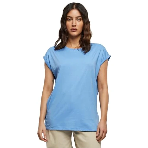 Limited-time offer: Urban Classics Women's Ladies Extended Shoulder Tee T-Shirt, horizonblue, 4XL from 11.53 GBP to 10.00 GBP (save 13%)