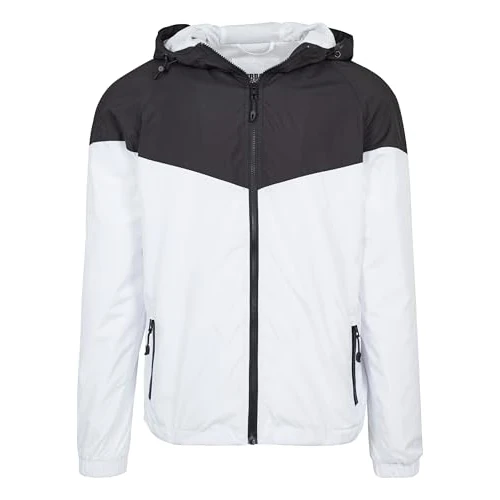 Limited-time offer: Urban Classics Men's 2-Tone Tech Windrunner Jacket, Multicolour (Black/White 00050),M from 35.99 £ to 35.99 £ (save 0.00%)