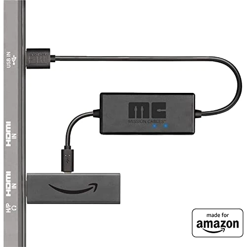 Limited-time offer: Mission USB Power Cable for Amazon Fire TV (Eliminates the Need for AC Adapter) from 21.99 GBP to 21.99 GBP (save 0%)