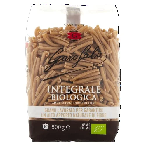 Garofalo Wholewheat Organic Casarecce Italian Pasta, 500g (Pack of 1)