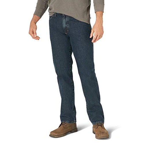 Limited-time offer: Wrangler Authentics Men's Classic 5-Pocket Regular Fit Cotton Jean, Storm, 44W x 28L from 49.65 GBP to 49.65 GBP (save 0%)