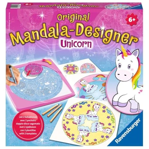 Ravensburger Mandala Designer Princessper Disegnare, Bambini 6+ Anni
