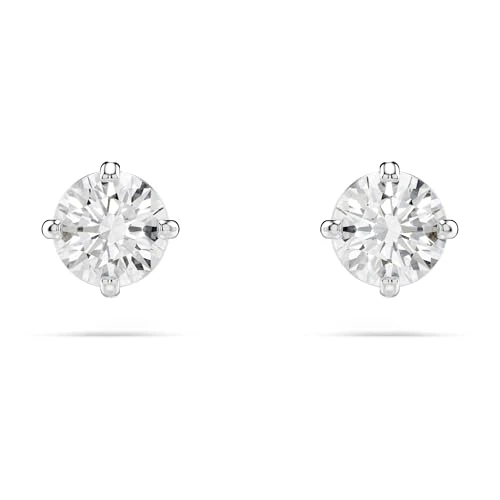 Offerta a tempo: Swarovski Orecchini a lobo Attract, Taglio Round, Bianchi, Placcato rodio - 24% da 59.00 € a 44.71 €