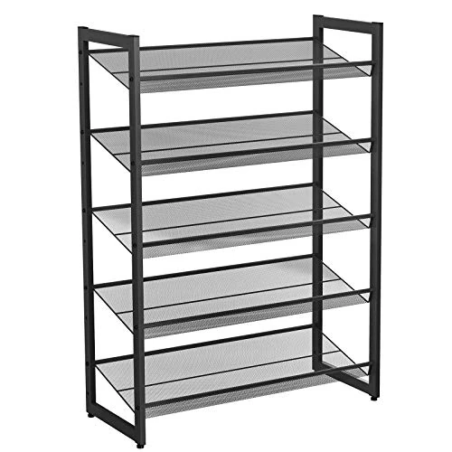 Tijdelijke aanbieding: Songmics Schoenenrek 74 x 104 x 30,7 cm (B x H x T) zwart van 49.37 EUR naar 39.00 EUR (korting 21%)