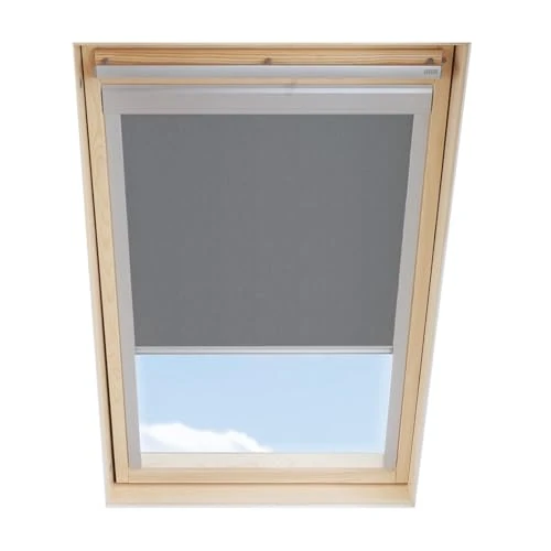Offerta a tempo: Tenda oscurante per finestre a tetto compatibile con VELUX C02, ‎Grigio - 0.00% da 50.99 € a 50.99 €