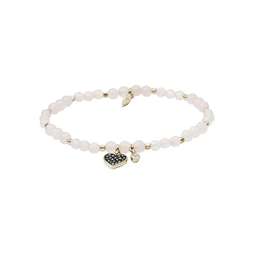 Offerta a tempo: Fossil Bracciale Donna Benessere, Lunghezza Interna: 165 mm Bracciale Rosa Semi-Prezioso, JA6922710 - 20% da 39.00 € a 31.20 €