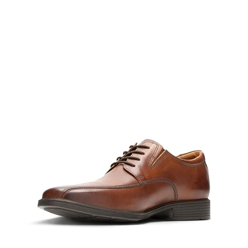 Limited-time offer: Clarks Men's Tilden Walk Oxford, Dark Tan Lea, 9 UK Wide from 63.22 £ to 63.22 £ (save 0.00%)